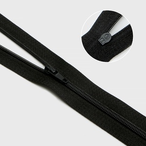 Wholesale Durable 3# <b>Zippers</b> Closed-end Auto Lock Nylon <b>Zipper</b> for Bags Pants Clothes - Product Image 4
