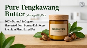 Crème de beurre d'illipe Tengkawang pure et naturelle de Riau 1 kg pour la fabrication de soins de la peau, de savons et de cosmétiques - Product Image 2