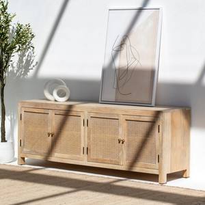 ตู้วางทีวีวานดานา โนวารา แม็กซิมา ราตัน ดอร์ โมเดิร์น ทำจากไม้จริงสานลายธรรมชาติ - Product Image 1