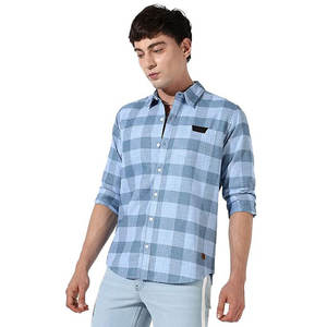 Hombres XL de alta calidad de manga larga Casual para Polos de color sólido personalizado de algodón transpirable de punto al aire libre desgaste antiarrugas - Product Image 5