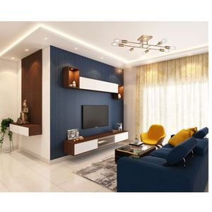 Metà secolo moderno apparecchio a soffitto a 8 luci industriale Semi filo ottone spazzolato luce da cucina metà secolo plafoniera - Product Image 4