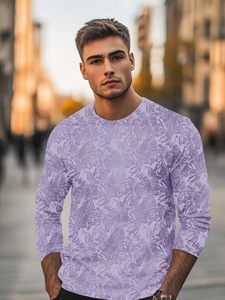 T-shirts à manches longues pour hommes en coton 100% de haute qualité, t-shirt uni à manches longues, logo personnalisé, tricoté, décontracté, t-shirts pour hommes - Product Image 4