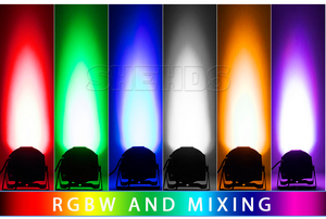 ไฟพาร์ LED SHEHDS 7x12W RGBW 4in1 DMX512 สำหรับงานเวที งานแต่งงาน งานปาร์ตี้ และงานอีเว้นท์ - Product Image 2