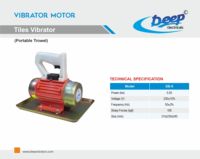 Vibratore per Piastrelle Portatile, Design Compatto, Motore ad Alta Efficienza, Costruzione Resistente, Strumento per Finitura di Pareti e Pavimenti