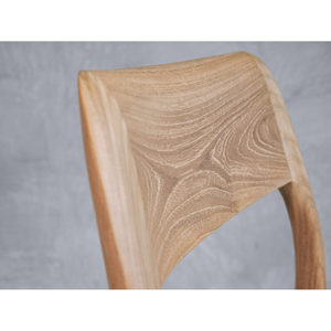 Silla de comedor de madera de teca maciza para hotel, villa, restaurante, resort, venta al por mayor personalizada - Product Image 2