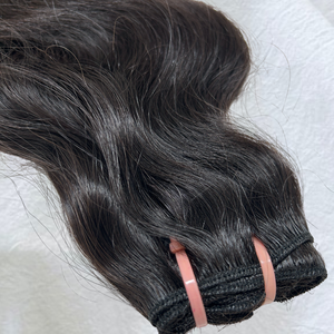 Extensiones de Cabello Humano Virgen Remy de 14 Pulgadas, Ondulado Profundo, Tejido a Máquina, Cabello Indio Natural, Paquetes SV3 SV301, Logotipo Personalizado, Bajo Presupuesto, Venta al por Mayor - Product Image 2