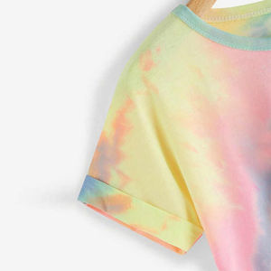 Camiseta Casual de Corduroy con Estampado Tie-Dye 3D, 100% Algodón, Impresión Personalizada, Estilo Urbano Ecológico - Product Image 2