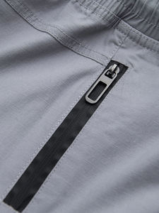 Pantalon de survêtement 360 GSM 100 % coton French Terry avec logo brodé personnalisé, devant plat, décontracté, coupe slim pour homme, vente en gros - Product Image 2