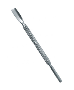 Pousse-cuticules professionnel en acier inoxydable, outil de suppression des peaux mortes, forme cuillère - Product Image 1