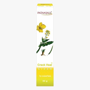 Crème hydratante Patanjali Crack Heal pour les pieds secs et rugueux, soin quotidien des talons et soin personnel - Product Image 1