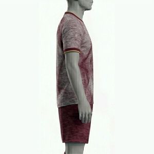 Ensemble de maillots de football personnalisés pour hommes de qualité supérieure, anti-humidité, séchage rapide, tenue d'équipe de football, vêtements de match haut de gamme, vente en gros - Product Image 3