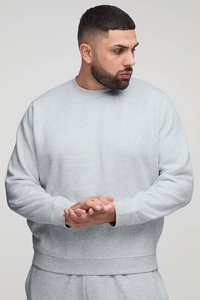 Sweat-shirt pour homme en coton 100% lourd à capuche, coupe régulière, uni, teinture unie, pas cher, personnalisable avec impression OEM - Product Image 4