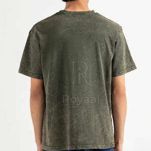 Camisetas de Tela Suave y Ligera de Nuevo Estilo Hechas en Pakistán, 100% Algodón, Corte Holgado, Estampadas con Efecto Desgastado por el Sol, para Hombre - Product Image 5