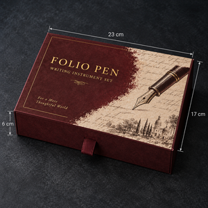 Caja de Embalaje con Cajón Deslizante para Set de Instrumentos de Escritura FOLIO Personalizado - Product Image 5