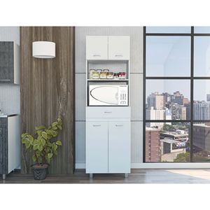 Mueble para microondas Madison Kitchen blanco - Product Image 3
