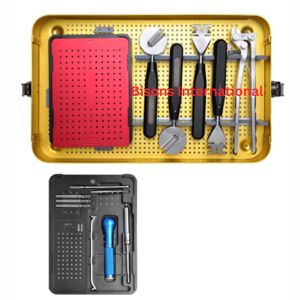 BISONS - Juego de Instrumentos Quirúrgicos de Acero Inoxidable de 2.4 mm para Reconstrucción Maxilofacial, Kit de Trauma Quirúrgico para Mandíbula y Huesos Faciales - Product Image 3