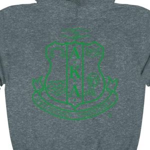 เสื้อฮู้ดดี้สีเขียวพิมพ์ลาย Green Crest ผ้าฟลีซแบบสวม Unisex เสื้อสเวตเชิ้ตสมาคมนักศึกษากรีก รับผลิตแบบ OEM ODM - Product Image 5