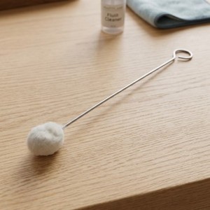 Applicateur en laine AA0260 |   Applicateur artisanal en laine fait main avec fil de fer, outil de bricolage, fond vert - Product Image 3