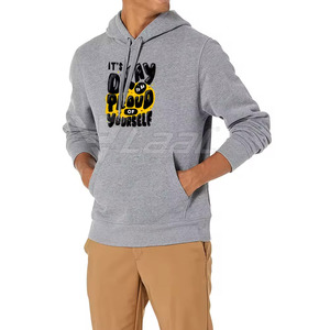 Premium Style Men Hoodies Cotton <b>Blended</b> Fabric Soft Men Hoodies For Gym And Daily Wear - Product Image 2