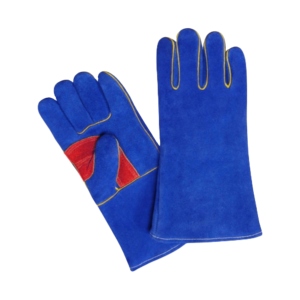 Gants de sécurité en cuir de vachette pleine fleur antidérapants, durables et résistants à la chaleur, avec manchette de protection pour le soudage industriel, le hockey, le barbecue, le travail et les loisirs - Product Image 4