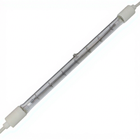Lampe chauffante infrarouge à quartz 960 mm 230 V 1500 W pour machine de soufflage semi-automatique