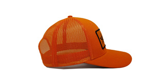 Sporty Daily Wear for Adults, Produced in Vietnam Factory, Adjustable Woven Patch Logo Structured 6 Panel Cool Mesh Trucker Hat - Product Image 6