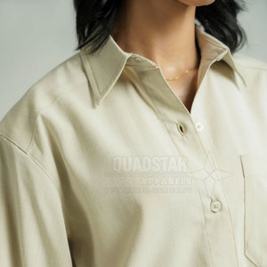 Blusas Casuales para Mujer, Transpirables, 100% Algodón Ecológico, con Logotipo Frontal, Nuevo Producto, Venta Caliente - Product Image 5