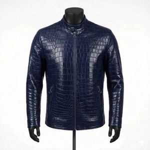 Fashionable Zipper Pockets Front Logo Hooded Stand Collar Custom Pu <b>Leather</b> <b>Jackets</b> Breathable Windproof for Men - Product Image 1
