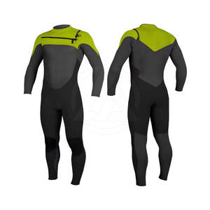 Combinaison de plongée unisexe personnalisable en néoprène 2,0 mm, écologique, respirante, antibactérienne, sans coutures, thermique, avec fermeture éclair frontale sur la poitrine - Product Image 1