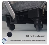 Sac de transport pour animaux de compagnie 3 en 1, pliable, à roulettes, 10 kg, pour chats et chiens, en tissu Oxford