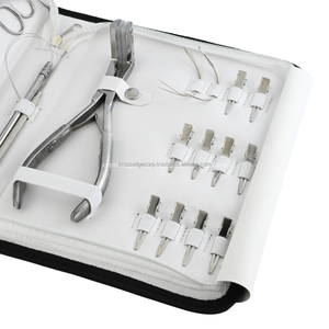 Outils d'extension de cheveux professionnels, y compris coupe-kératine Micro perles et ruban adhésif dans la pince dissolvant Outil de boucle de cheveux en acier inoxydable - Product Image 1