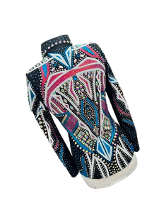 Chaqueta de competición Western Cowgirl para espectáculos ecuestres profesionales, rodeo, carreras de barriles, ecológica, ligera y de secado rápido - Product Image 2