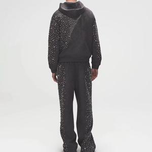 Conjunto Deportivo para Hombre, Chaqueta con Cierre Completo y Pantalones Deportivos, Transpirable, de Secado Rápido, 100% Poliéster, para Correr, Gimnasio, Entrenamiento y Deportes - Product Image 2