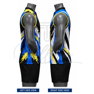 Uniforme de baloncesto personalizado de nuevo estilo hecho en 100% poliéster, uniforme de baloncesto hecho en Pakistán. - Product Image 5