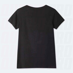 T-shirt tendance 100 % coton avec strass, personnalisé, scintillant, à manches courtes, respirant, écologique, uni pour homme - Product Image 2
