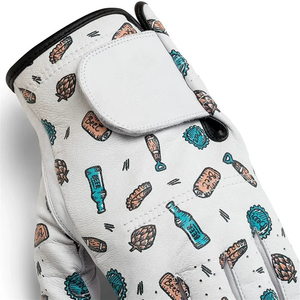 Guantes de Golf de Lujo PROVEN ENTERPRISES de Piel de Cabretta Blanca para Mano Derecha con Cierre de Botón y Correa Ajustable para la Muñeca - Product Image 6