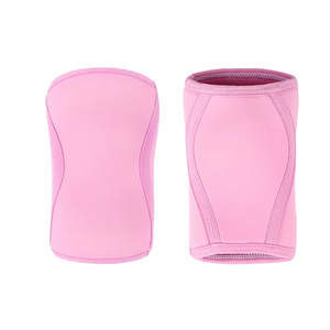 Nouvelle genouillère de soutien personnalisée en nylon élastique noir de 7 mm et 5 mm pour hommes et femmes, tissu pour un maintien stable - Product Image 1