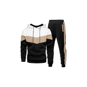 custom Men's Tracksuit 2 Pieces Set Athletic Casual Hooded Sweatshirt and <b>Joggers</b> Set Sweatsuit Outfits - Product Image 4