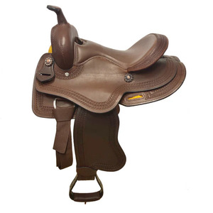Silla de Montar Occidental de Cuero Premium para Caballos, Equipo de Equitación para Ranchos y Senderos, Exportador Directo de Fábrica - Product Image 2