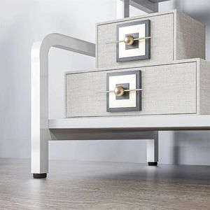 Free Standing White Metal 3-Tier Printer Stand Premium Shelving Unit - Product Image 5