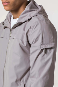 Technical Techwear Windbreaker <b>Jacket</b> Multi-Functional Tactical Gear Water Resistant Windproof Style Urban Hooded Utility Coat - Product Image 3