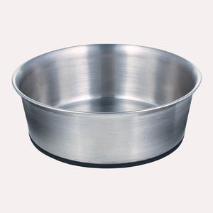 Cuenco antideslizante ecológico de acero inoxidable para perros con fondo de silicona, comedero para mascotas, cuencos de comida para gatos, producto del Reino Unido - Product Image 1