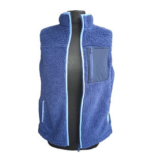 Chaleco de Forro Polar Sherpa para Hombre, Informal, Transpirable, Cómodo para Invierno, con Cuello Camisero, Talla Grande - Product Image 6