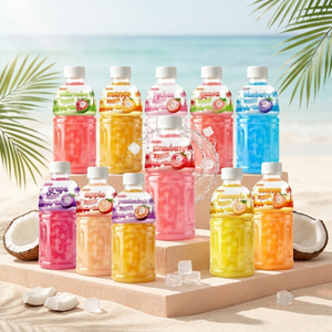 Jus de fruits et légumes purée Datafa Nata De Coco saveur Litchi 320ml en bouteille, OEM/ODM, marque privée, échantillon gratuit, Vietnam - Meilleures ventes - Product Image 3