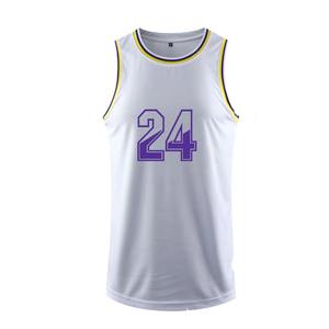 Servicio Personalizado OEM, Jersey de Baloncesto de Alta Calidad, 100% Poliéster, Transpirable, de Secado Rápido, Estampado, Corte Ajustado, Color Personalizado, Nombre del Equipo - Product Image 2