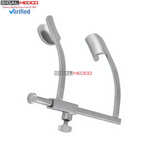 เครื่องมือผ่าตัดตาแบบส่องตรวจชนิด Cook Eye Speculum ขนาด 1 7/8 นิ้ว สำหรับเด็กทารก 9 มม. สำหรับหู คอ จมูก และจักษุวิทยา ผลิตจากเหล็กกล้าไร้สนิมเกรดเยอรมัน ใช้ซ้ำได้ แม่นยำสูง - Product Image 4