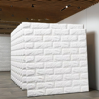 Papel Tapiz Moderno con Patrón Geométrico de Espuma de PVC Impermeable Autoadhesivo y Molde de Ladrillo Personalizado para Techo para Decoración del Hogar DIY en Dormitorio