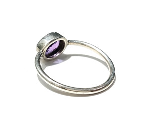 Natural Amethyst Gemstone Ring, Solid 925 Sterling Silver Rings: Handmade Statement Ring For Men & Women - Product Image 2