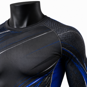 Vente en gros de chemises de compression à manches longues pour hommes, personnalisées, OEM, vêtements de sport athlétiques, vêtements d'entraînement MMA, vêtements de fitness - Product Image 6