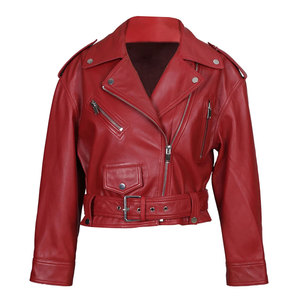Casual Wear Customized Logo Streetwear Fashion Women Leather Clothing Jackets For Sale In Wholesale Price - Product Image 1